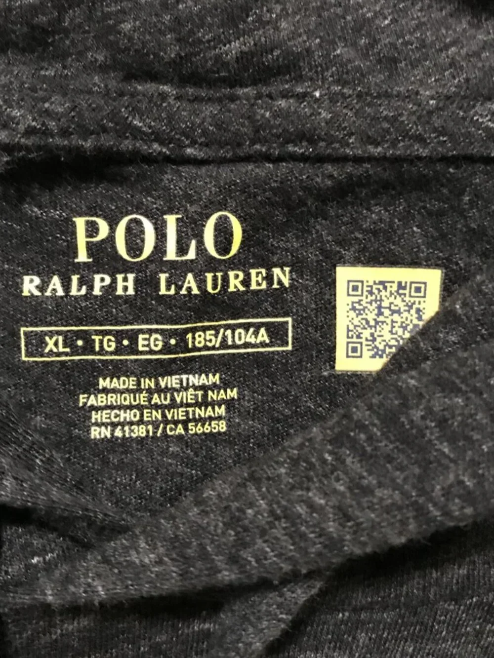 Men's Polo Ralph Lauren Hooded Long Sleeve T-shirt-Size XL